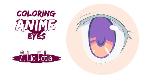 Painting anime eyes: Lio Fotia.