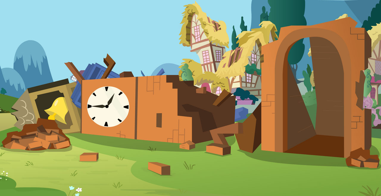 Fallen Clock-tower by AlternAesthetic on DeviantArt