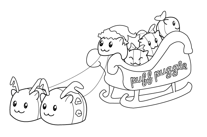 Puff Puggle Coloring Page 3