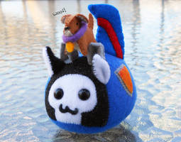 Thundercracker Puggleformer and Buster Puppy