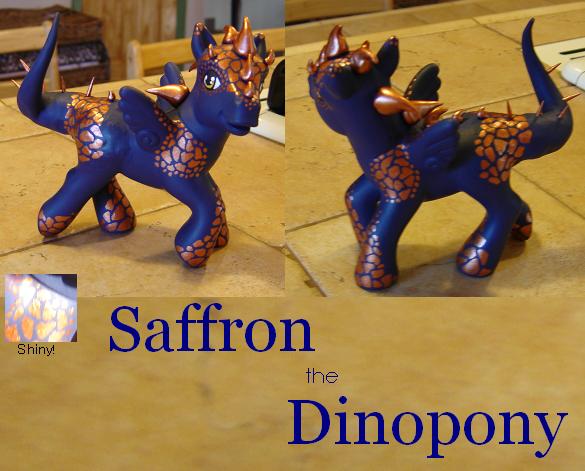 MLP Custom - Saffron the Dino