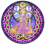 Princess Rapunzel - Kingdom Hearts Stain Glass