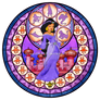 Princess Jasmine - Kingdom Hearts Stain Glass
