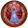 Princess Aurora - Kingdom Hearts Stain Glass