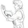 Charlie Weasley -lineart-