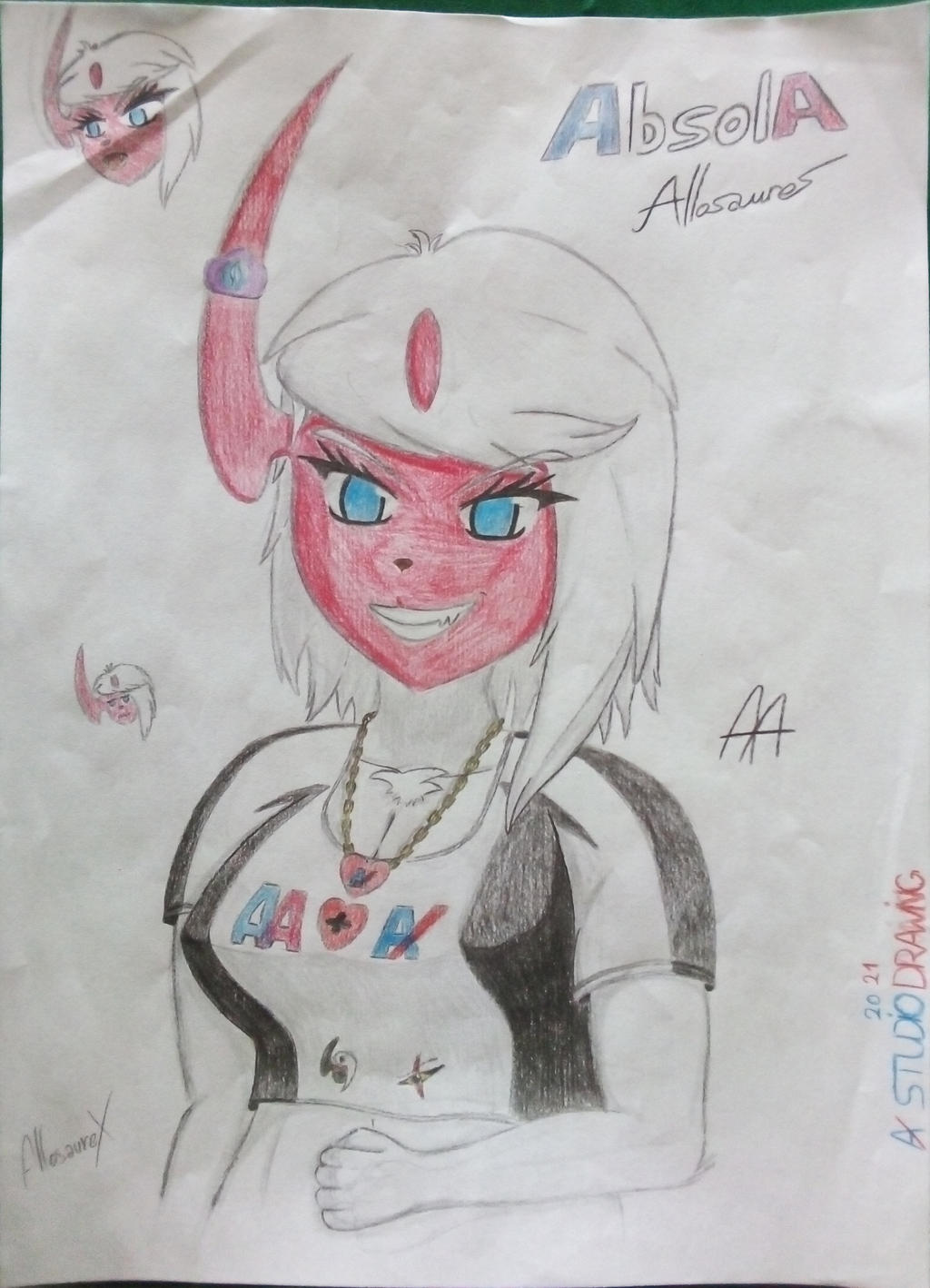 Bust AbsolA by AllosaureX-AX on DeviantArt