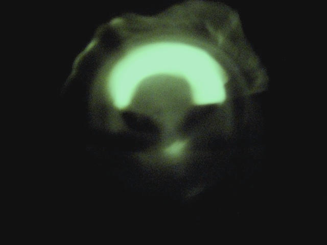 Alien 'flashlight art' by passer-by123 on DeviantArt
