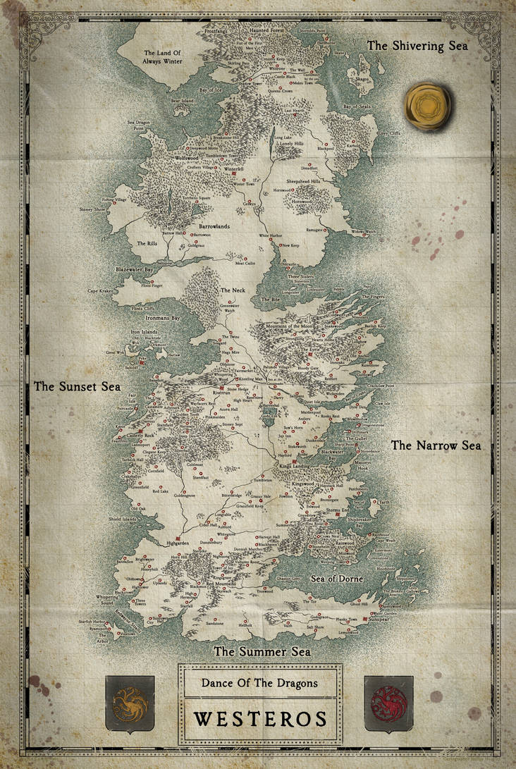 Westeros Map by NoctuaCartography on DeviantArt