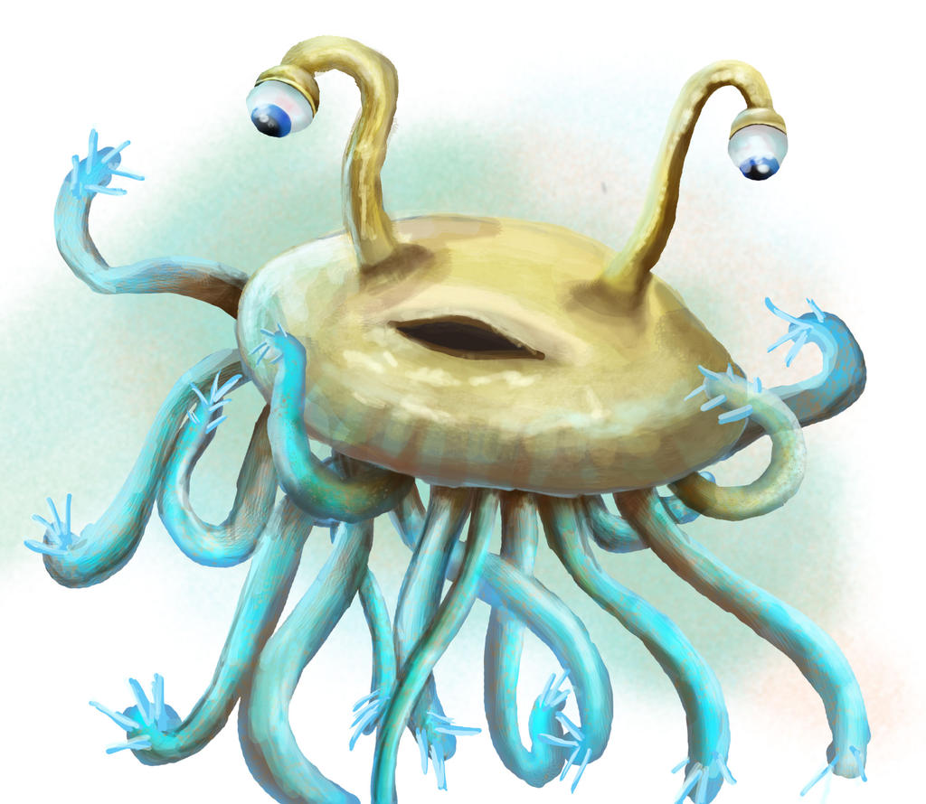 Flumph by chickenmobile on DeviantArt