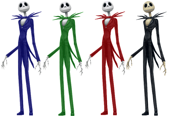 Jack Skellington's Alt. colors