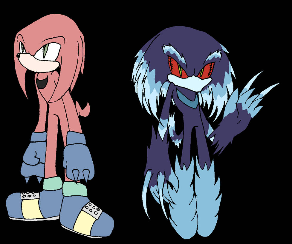 Me Knuckles Mephiles: Knuckles form by BlurBird on DeviantArt