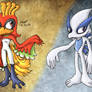 Lugia and Ho-Oh Sonic forms