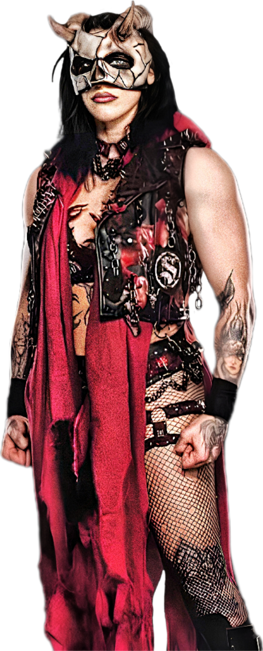 Rhea Riple Boyd WWE Rhea Ripley wargames full body render 2024 by mamirhea2k24 on ...