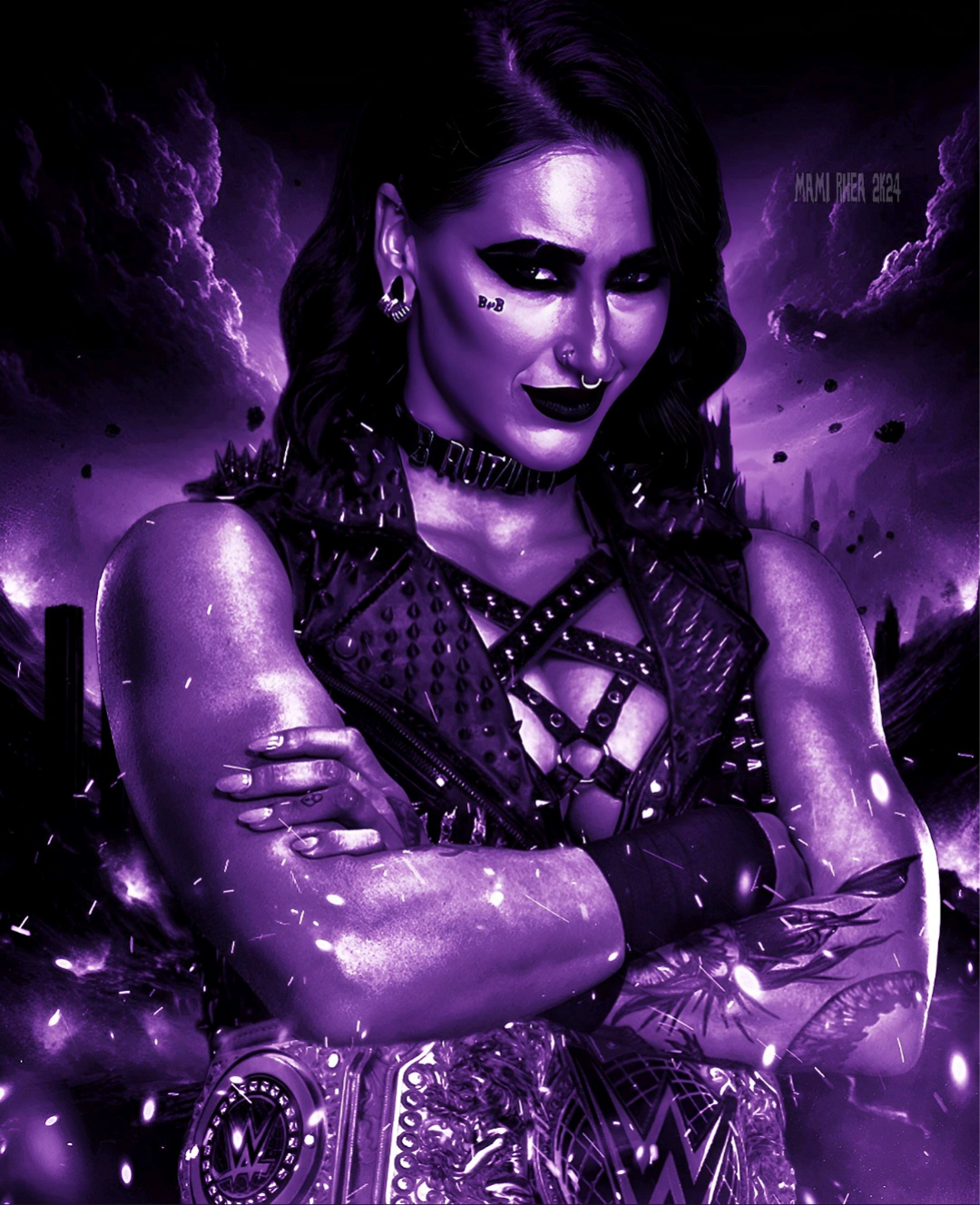 Wwe Svg Rhea Ripley WWE Custom Rhea Ripley graphic design 2025 by mamirhea2k24 on DeviantArt