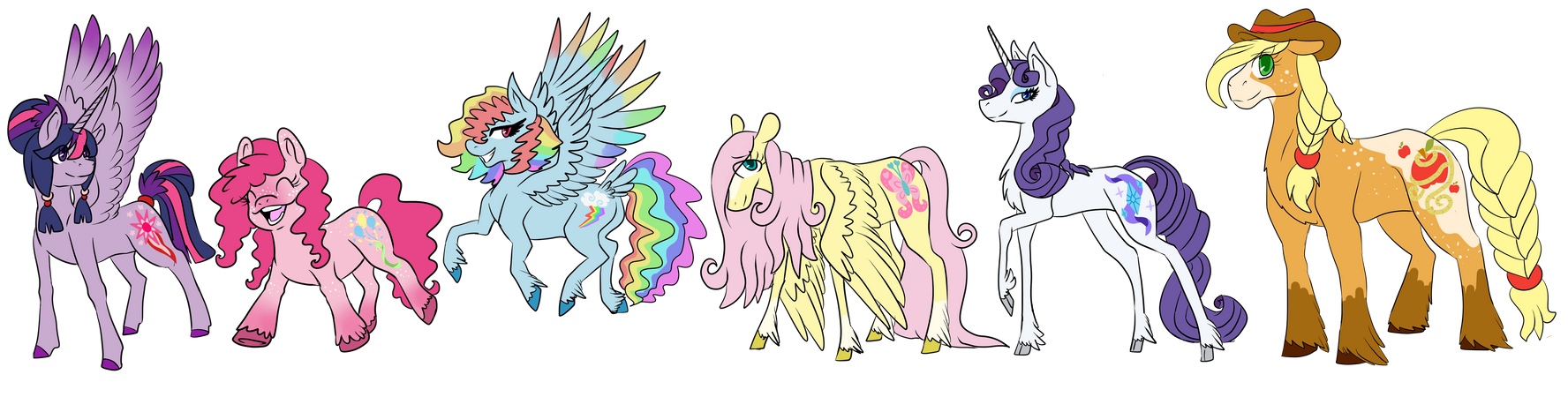 Mlp Restyle My MLP redesigns by Cyclone62 on DeviantArt
