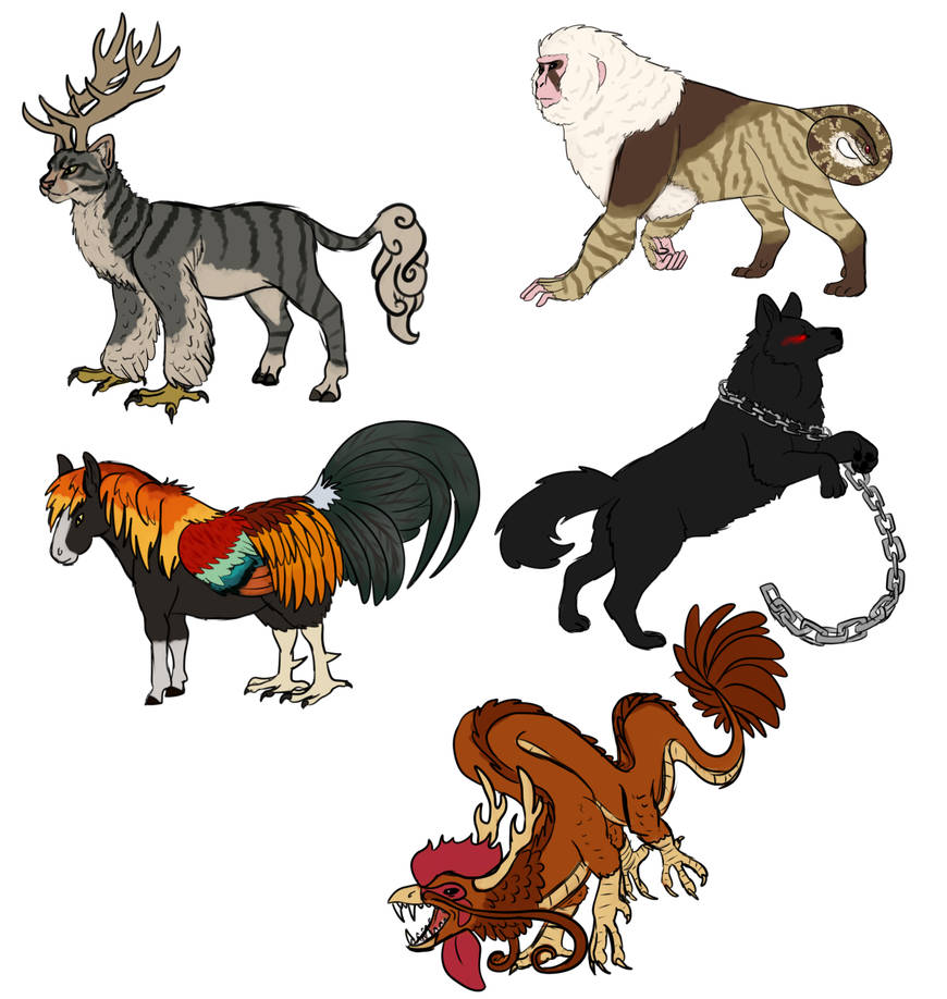 Random mythical creatures by Cyclone62 on DeviantArt