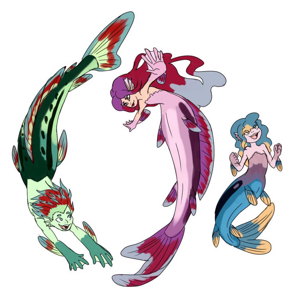 Merfolk by Cyclone62 on DeviantArt