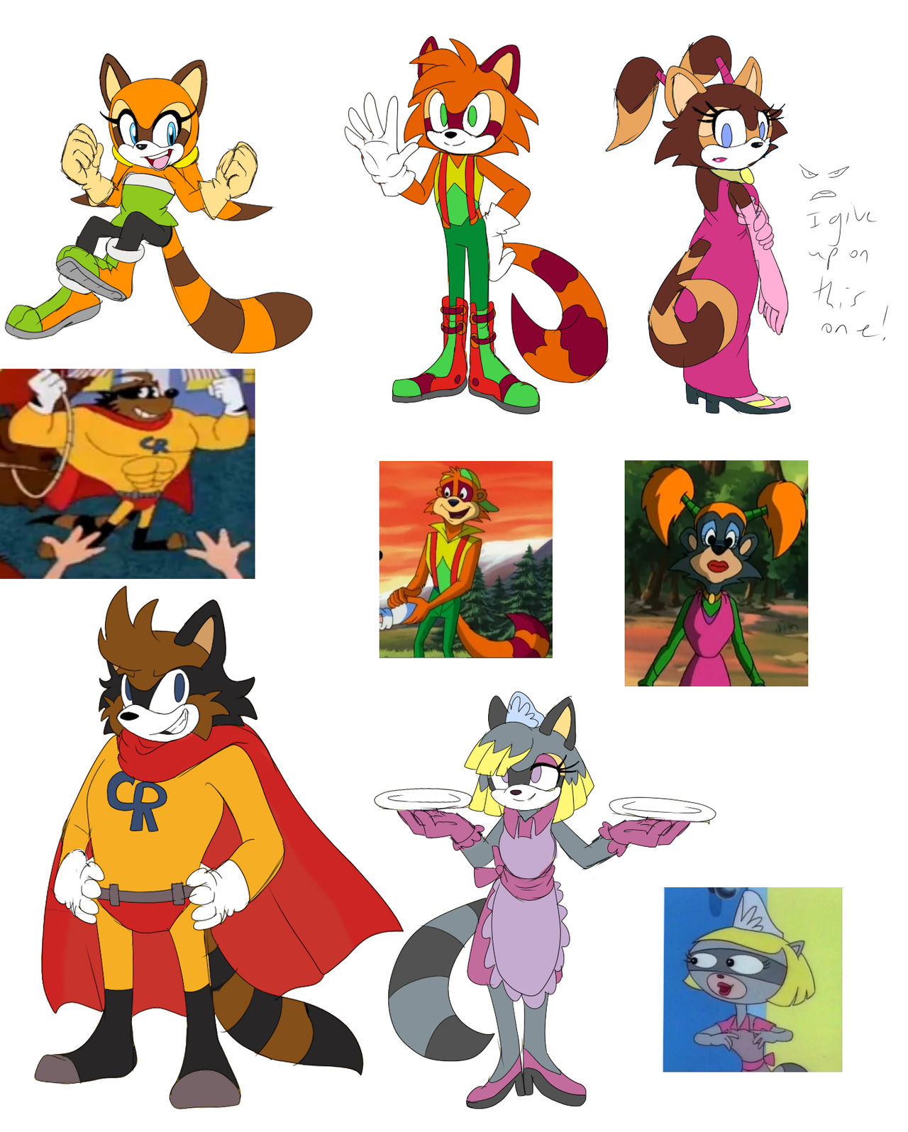 Sonic Raccoons by Cyclone62 on DeviantArt