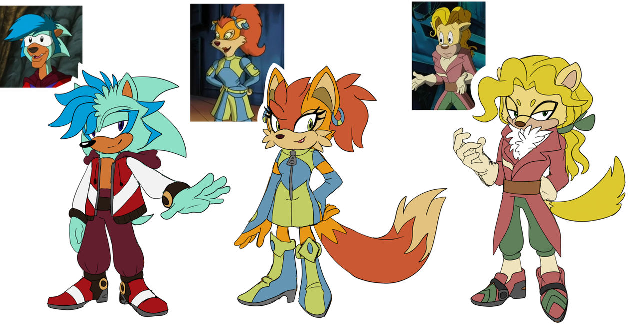 Sonic underground characters reimagined by Cyclone62 on DeviantArt