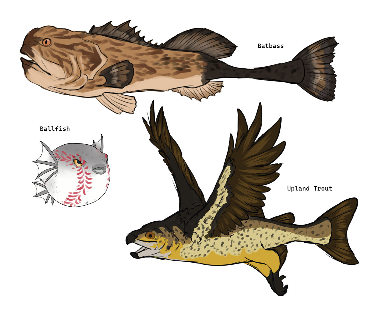 Mythical fish by Cyclone62 on DeviantArt