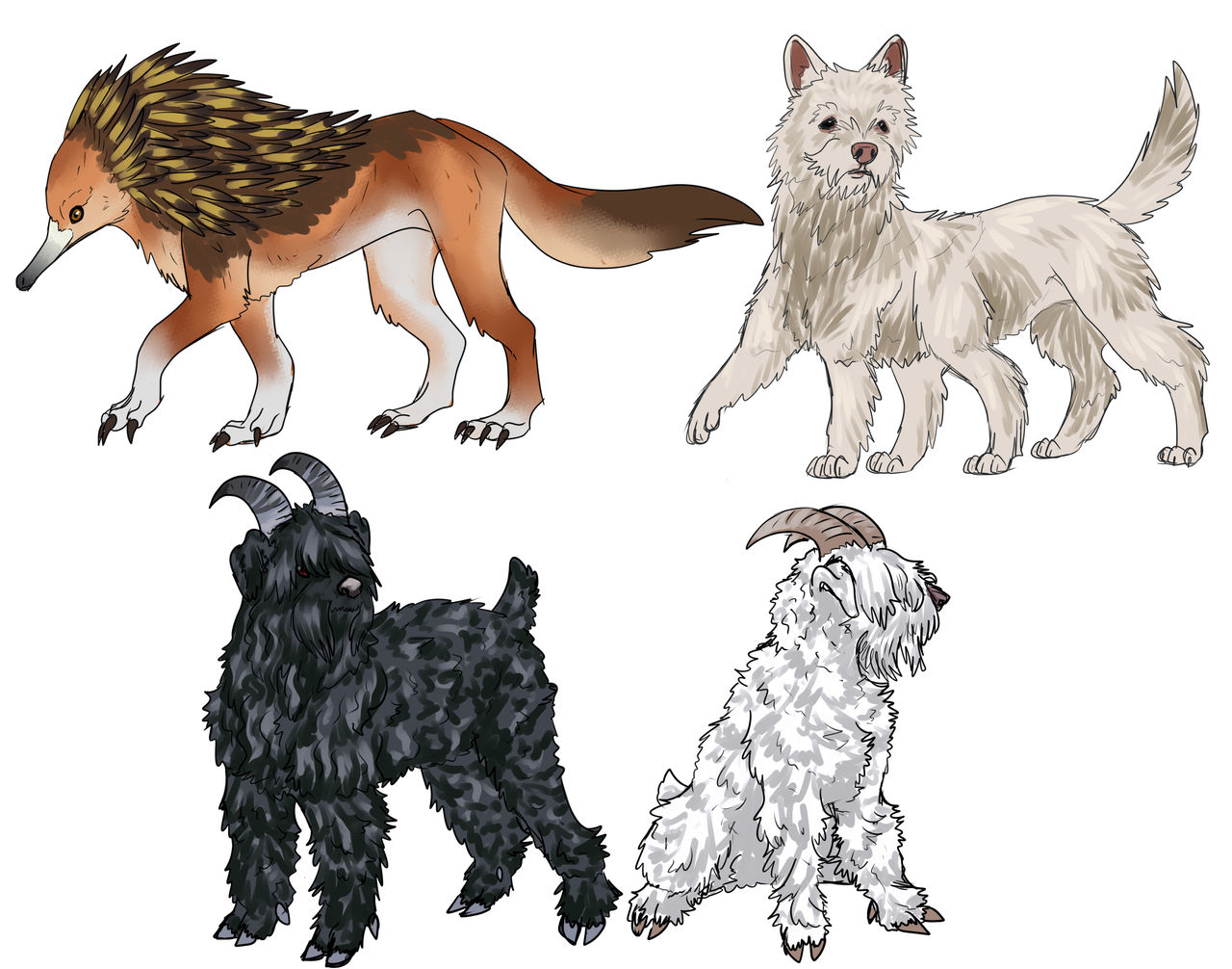 Mythical dogs again by Cyclone62 on DeviantArt
