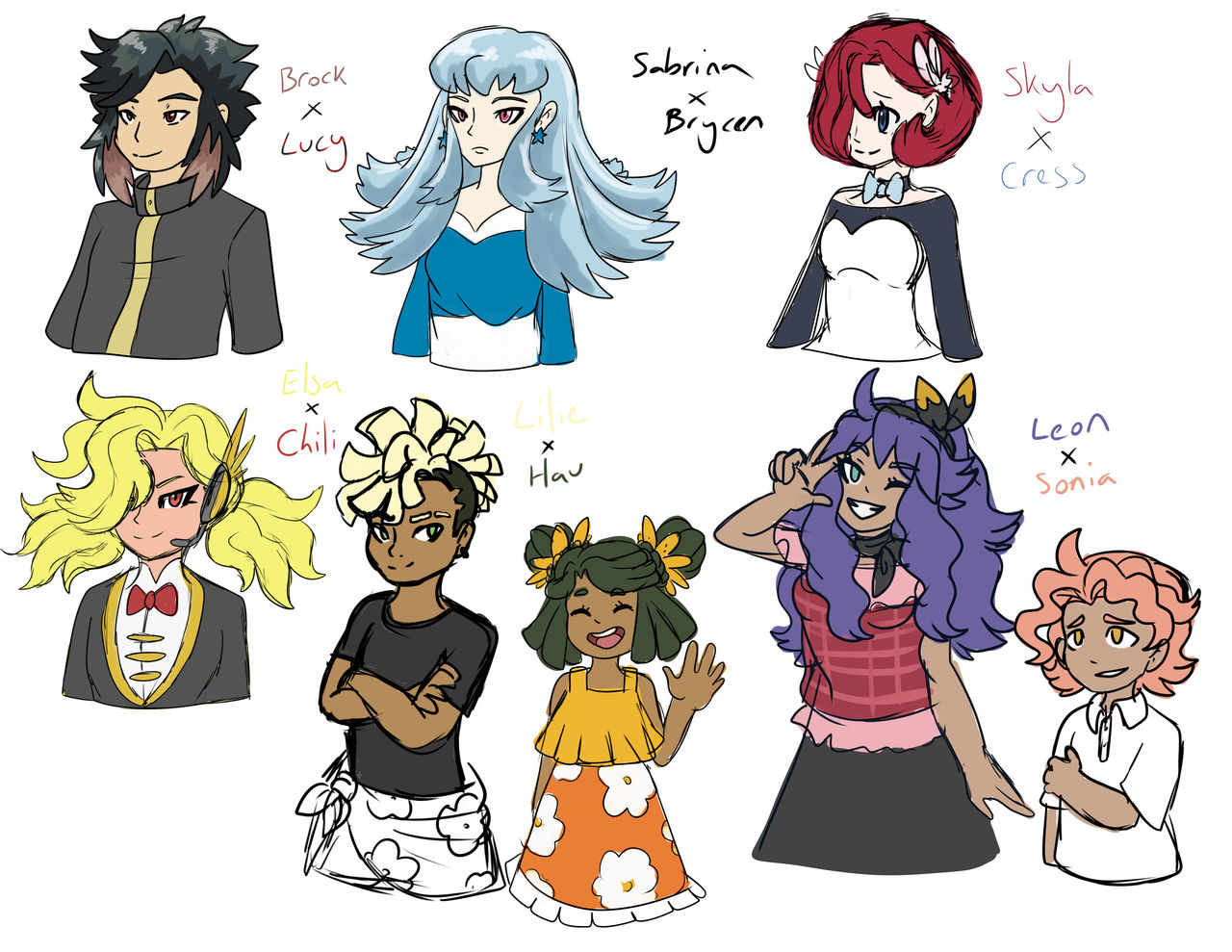 Random Pokemon Next gen characters by Cyclone62 on DeviantArt