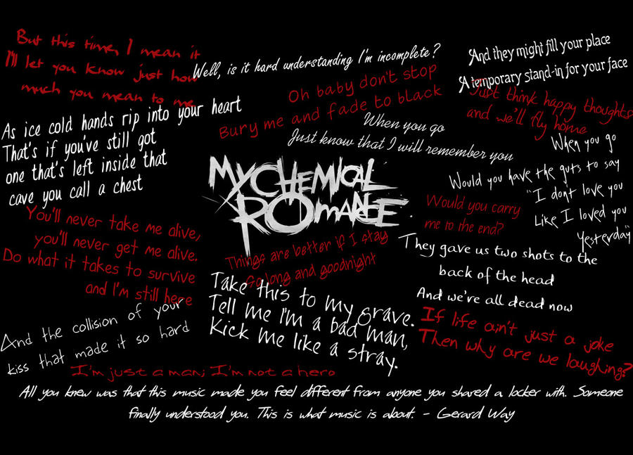 My Chemical Romance Wallpaper by artgirl7777 on DeviantArt