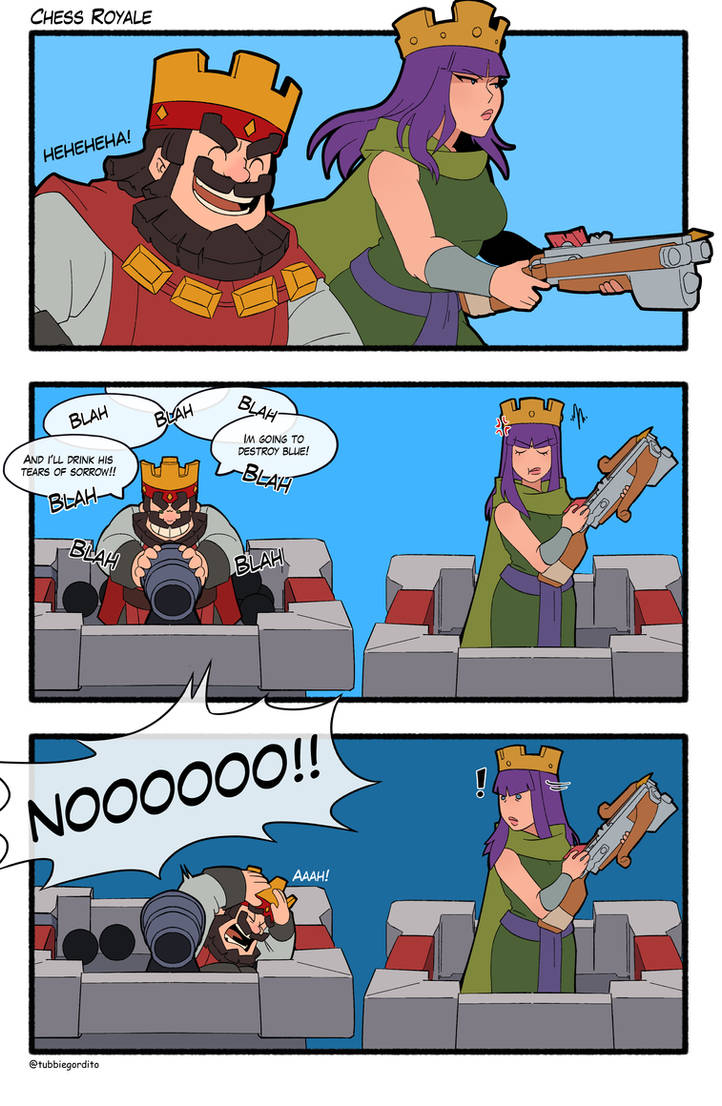 Clash Royale Fan Comic - Chess Royale P1 by TubbieGordito on DeviantArt