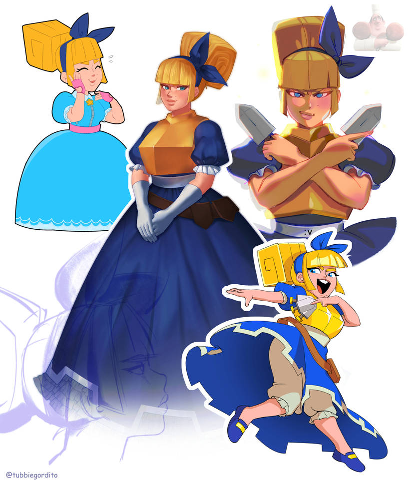 Clash Royale FanArt Dagger Duchess by TubbieGordito on DeviantArt