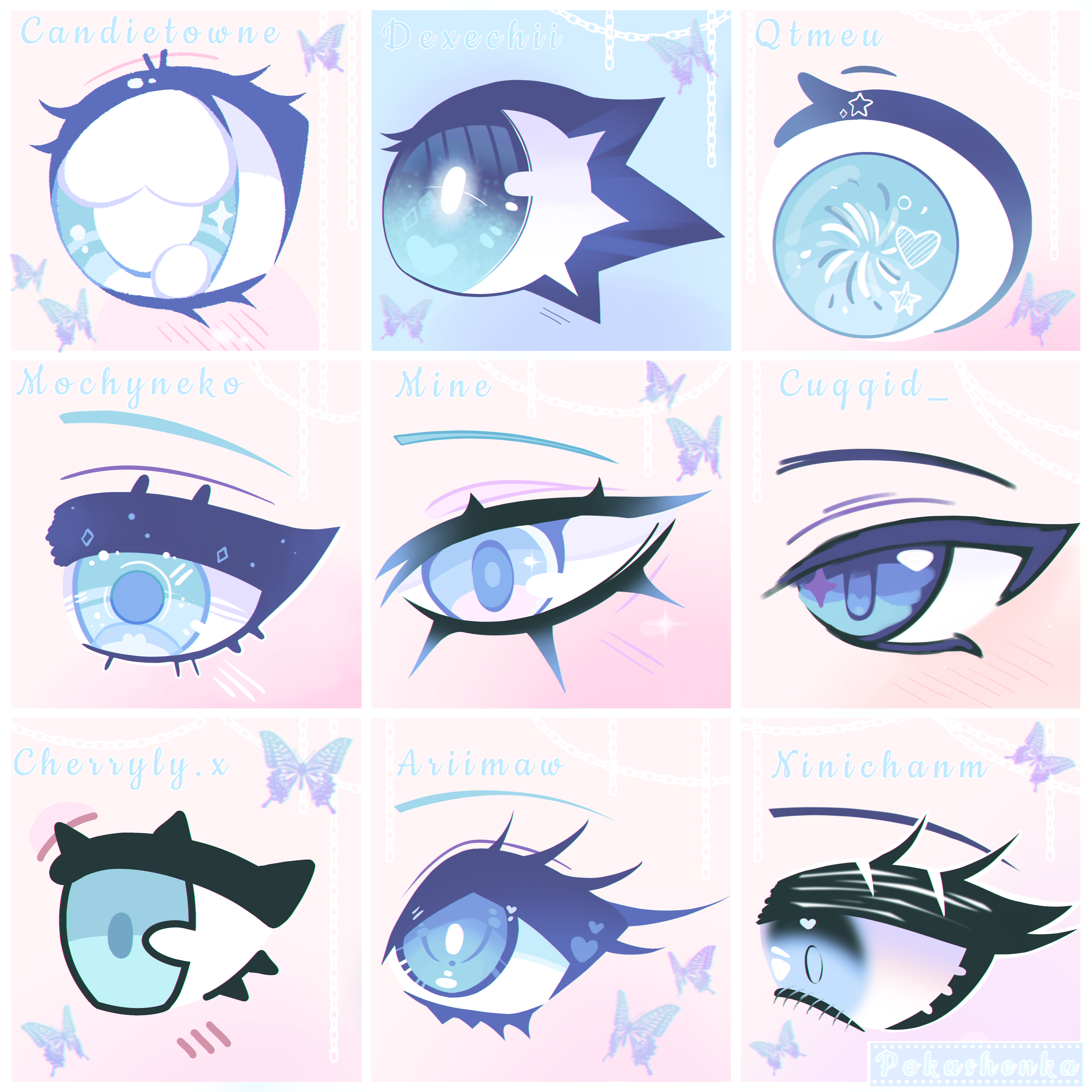 eyes meme challenge nekaikoo - Illustrations ART street