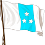 Bandera del Ecuador 6 de Marzo de 1845