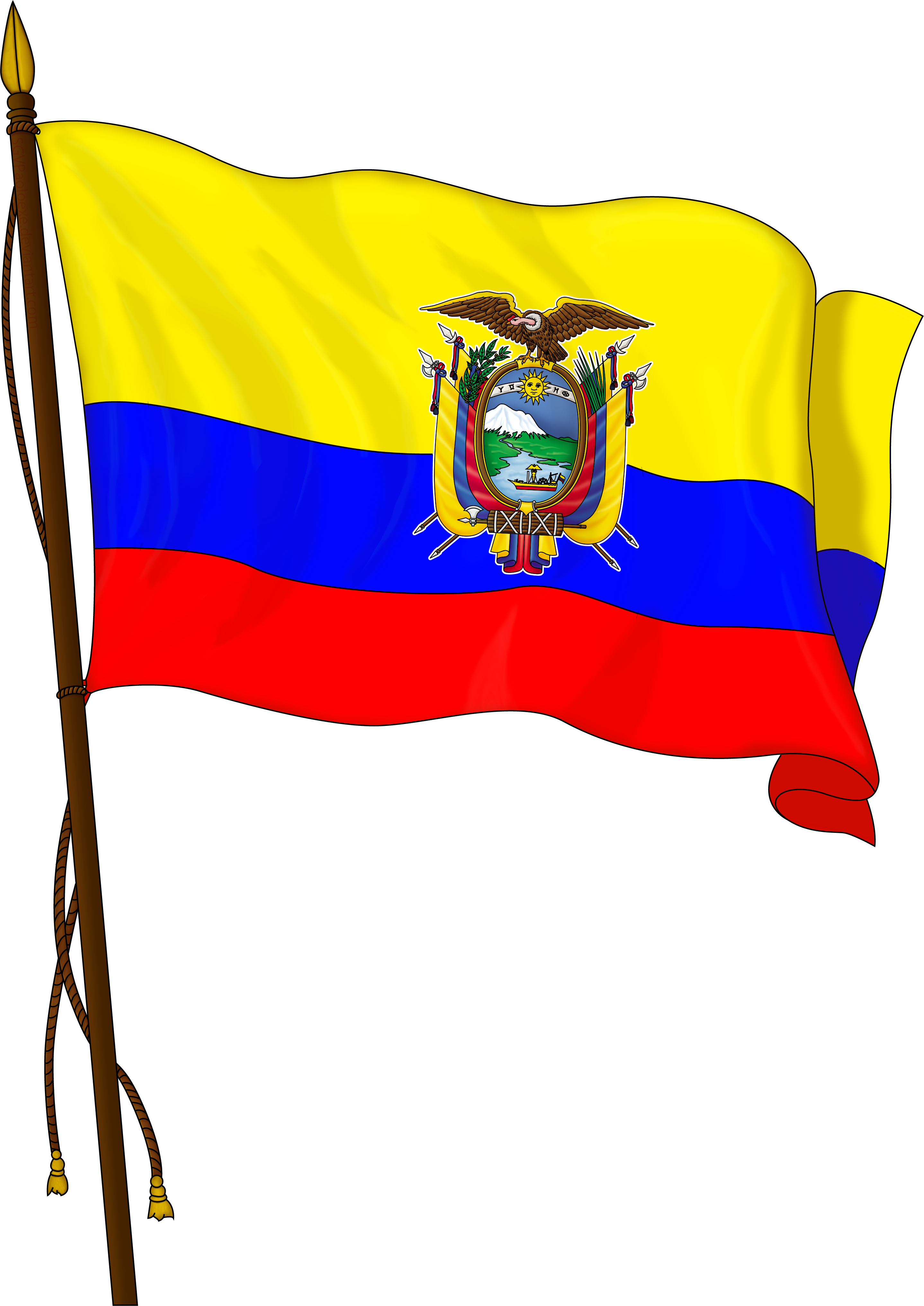 Bandera Del Ecuador By Sgvpaoloexe On Deviantart