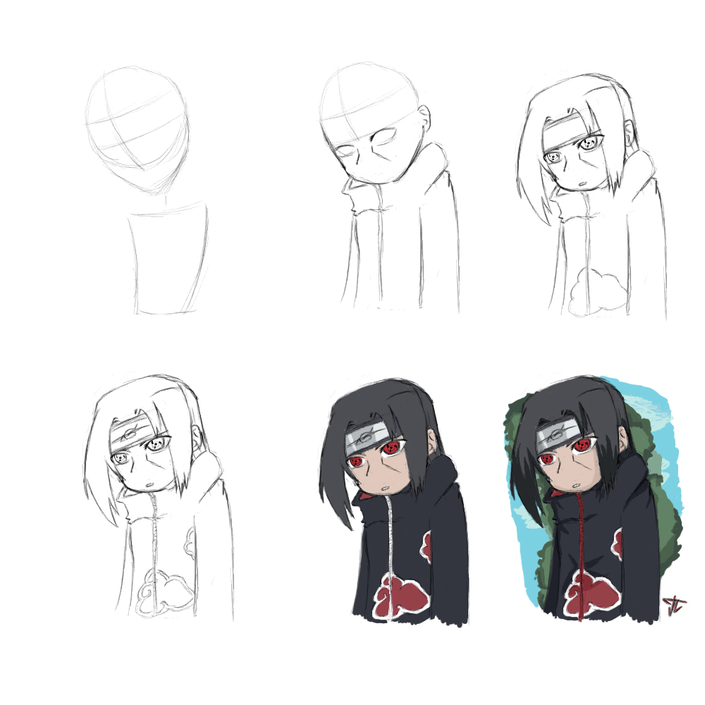 photo How To Draw Itachi Uchiha how to draw chibi itachi by johnny wolf