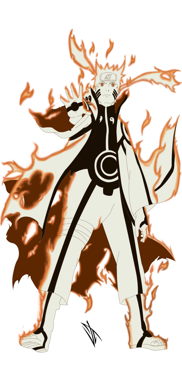 Naruto: Sage of Six Paths Mode by Johnny-Wolf on DeviantArt