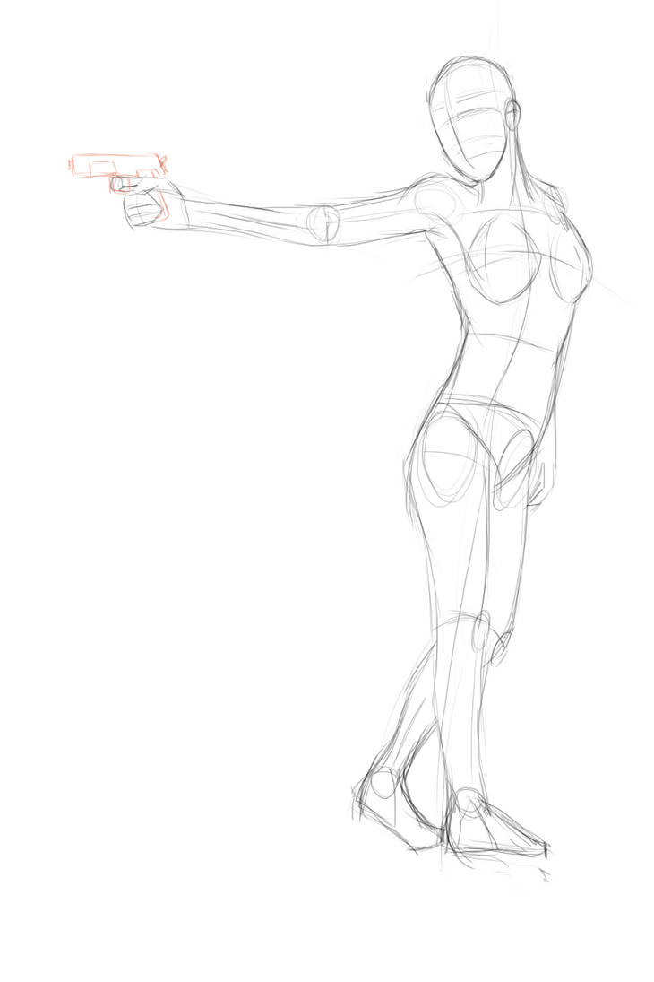 Gun Pose 2 By Johnny Wolf On Deviantart Gun Pose 2 By Johnny Wolf On Deviantart