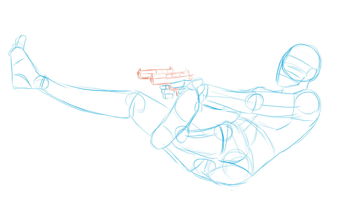 wallpapers Holding Gun Pose Drawing Reference dynamic gun pose 1 by johnny wolf on