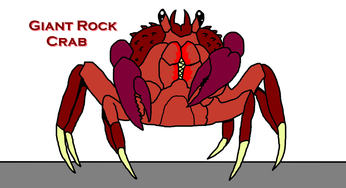 Deviantart Giants Rocks Giant Rock Crab by DWUArts on DeviantArt