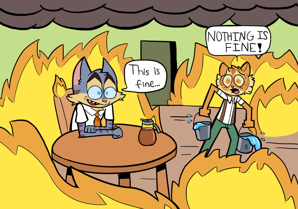 Everything Is Fine By Anntxiudood On Deviantart