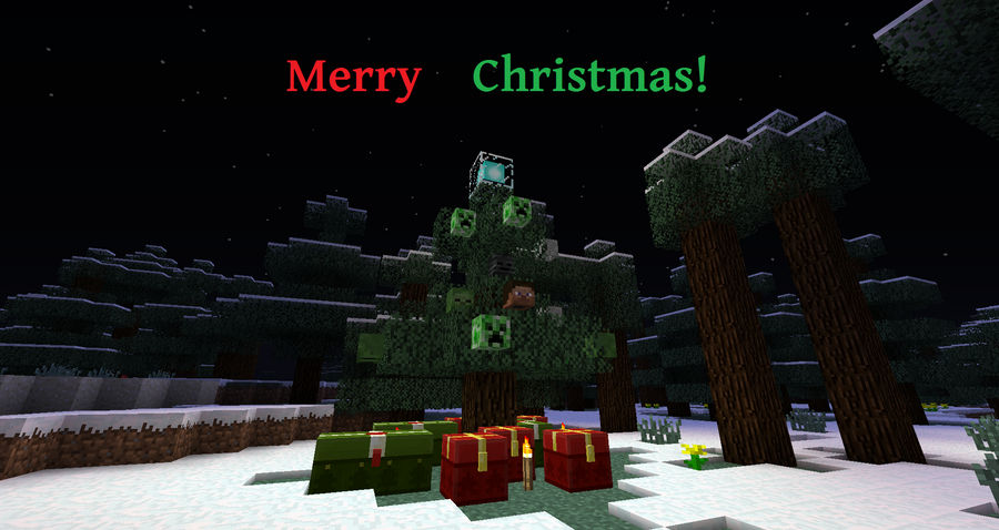 Merry Christmas from minecraft!