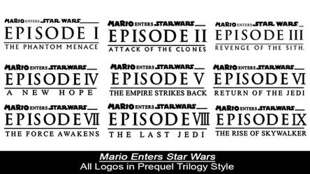 MARIO Enters Star Wars All Logos PT Style