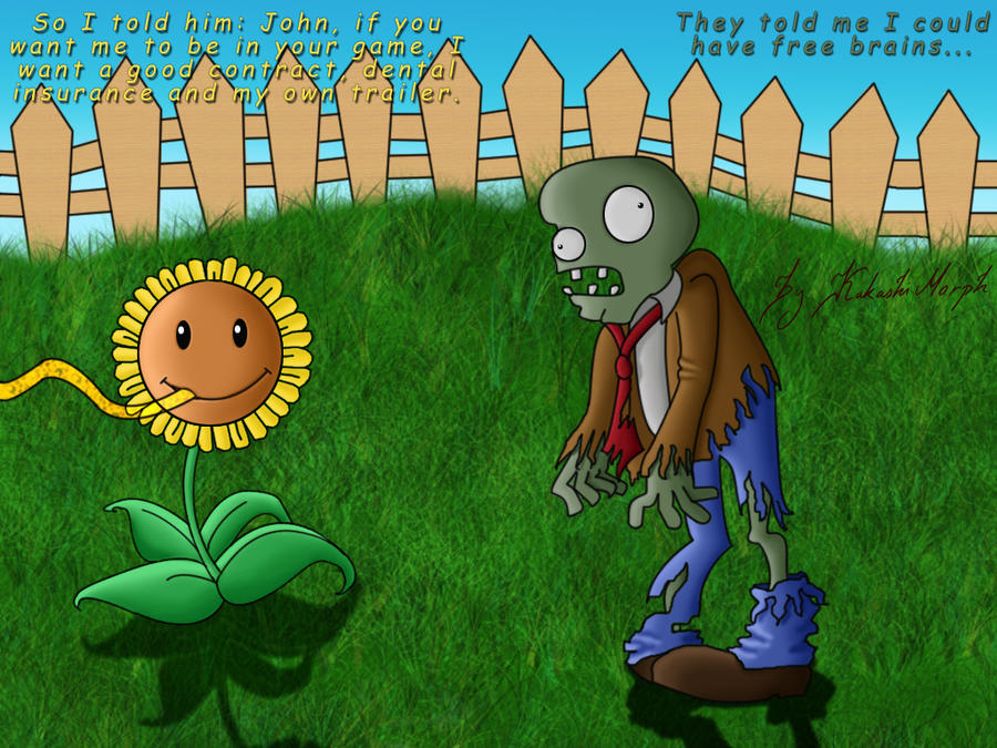 Stream Plants vs. Zombies Zombies on Your lawn by Crumkid4