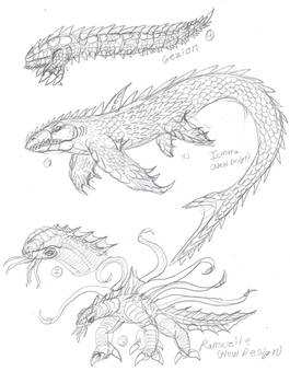 Kaiju Concept Sketches 12