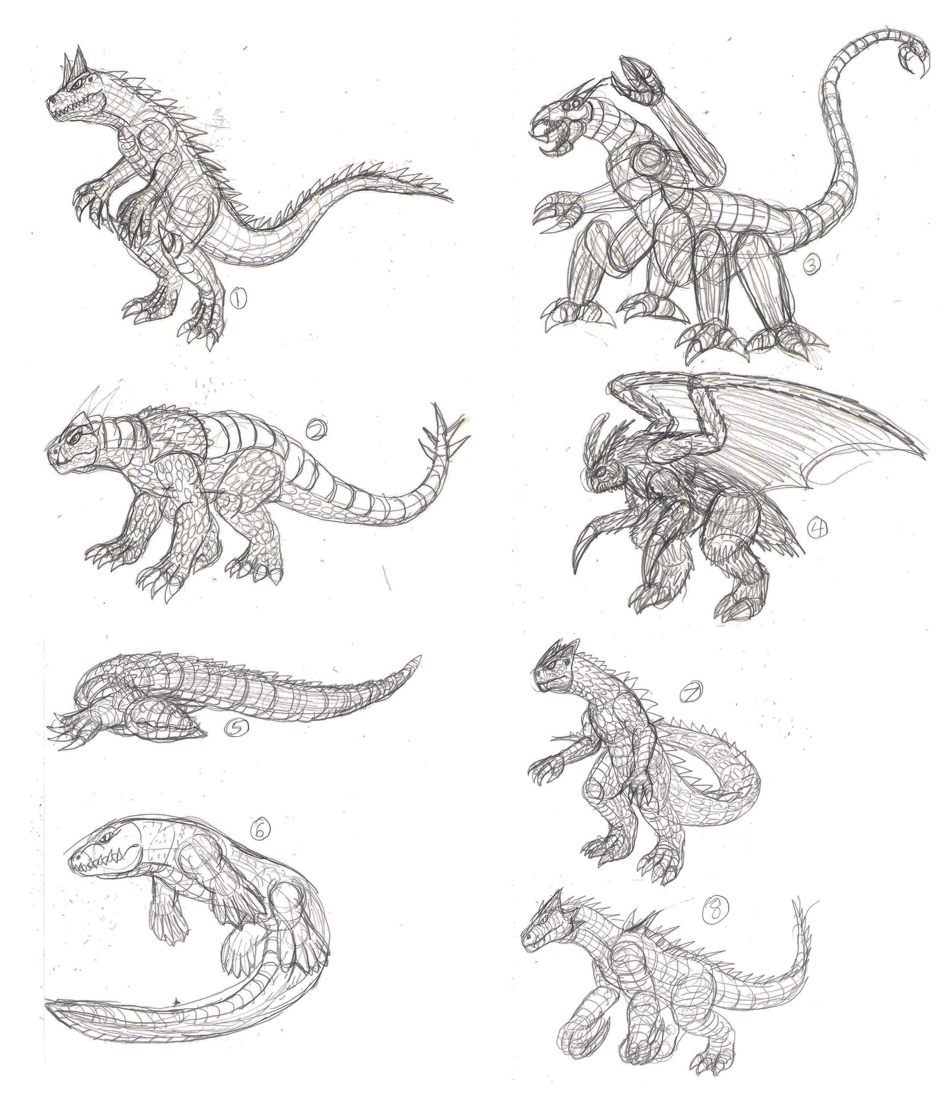 New Kaiju Designs by JacobSpencerKaiju79 on DeviantArt