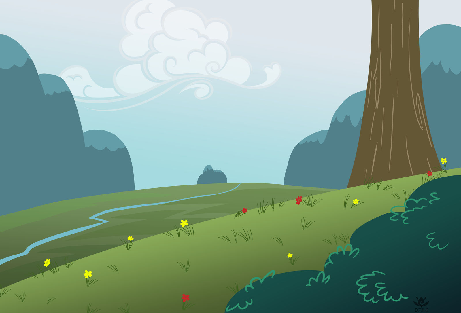 MLP Relaxing View Background Resources by JLR-DEN on DeviantArt