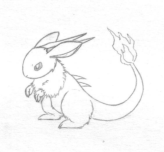Bunny Dragon Doodle by sunnyfish on DeviantArt