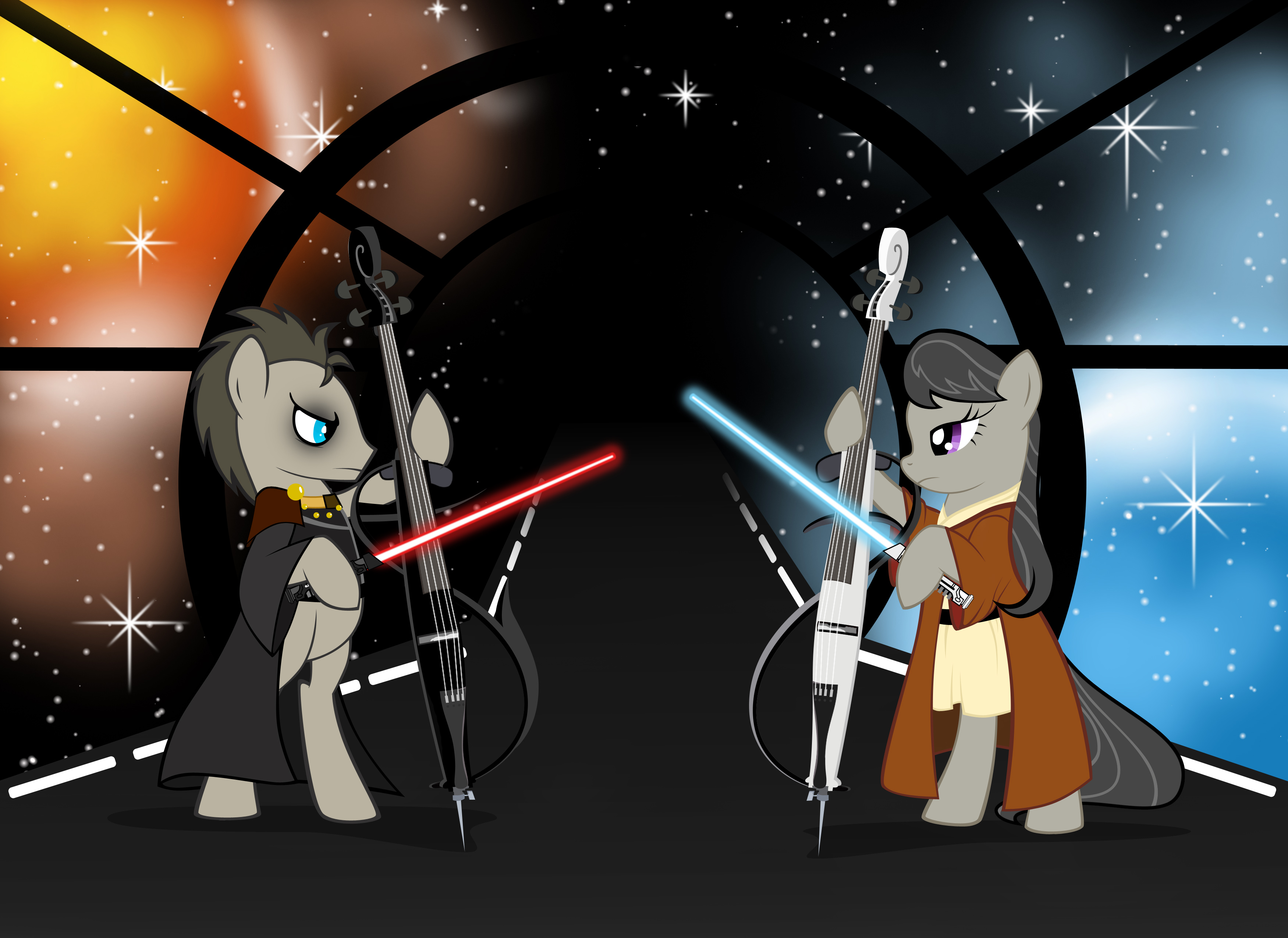 Octavia and Whooves CELLO WAR