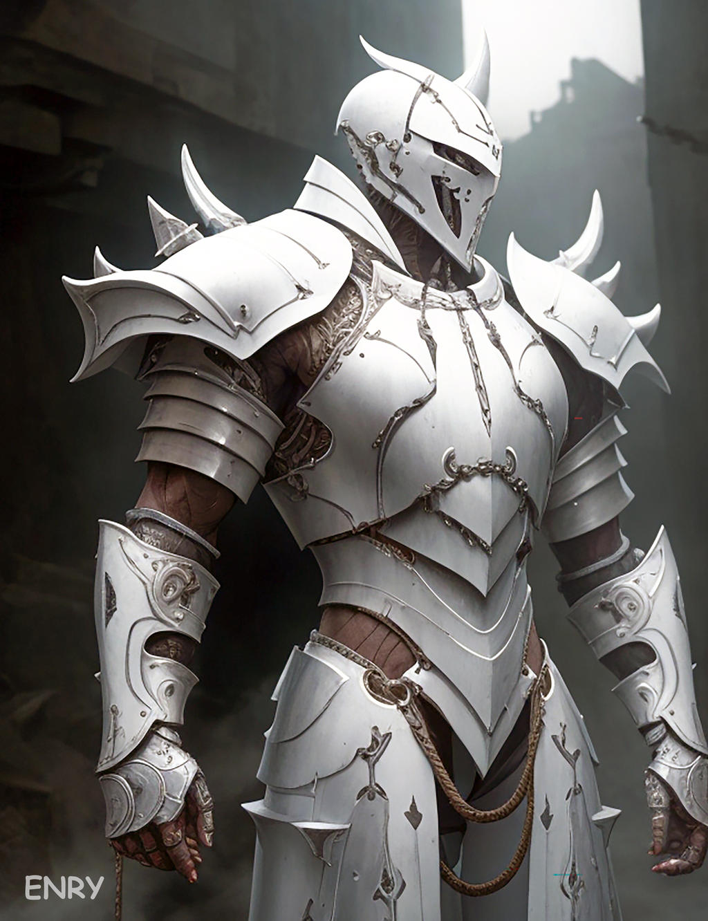 Humanoid In White Armor By Anirico On DeviantArt humanoid-in-white-armor-by-anirico-on-deviantart