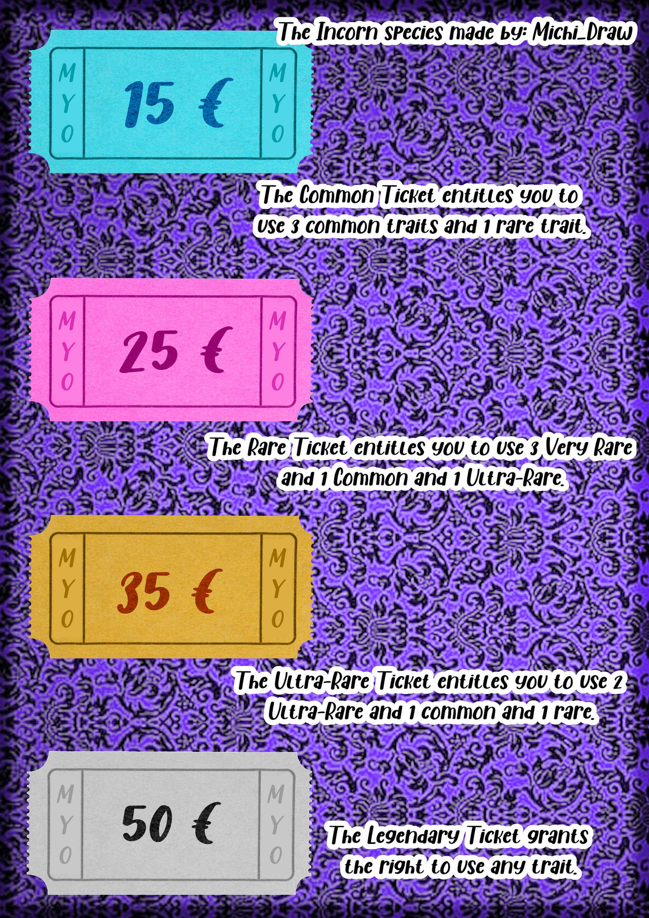 InCorn - PriceList - MYO