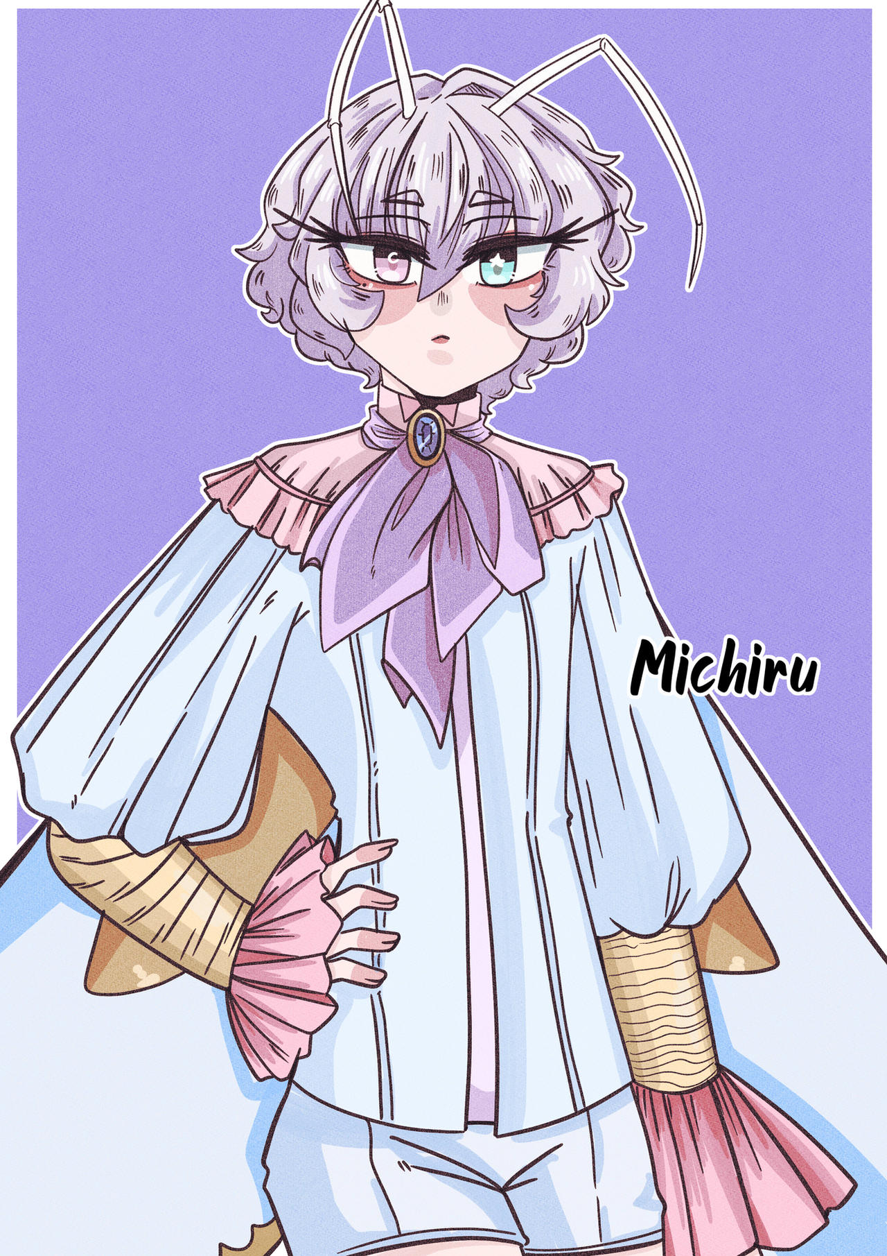 Adoptable Pretty Butterfly Halfbody Bonus