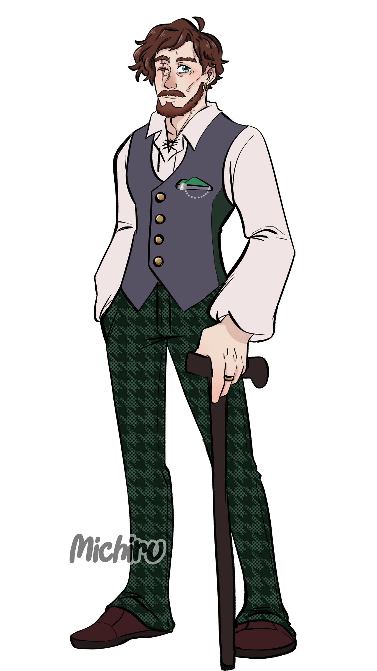 New Oc - Logan Darren - Semi realistic style